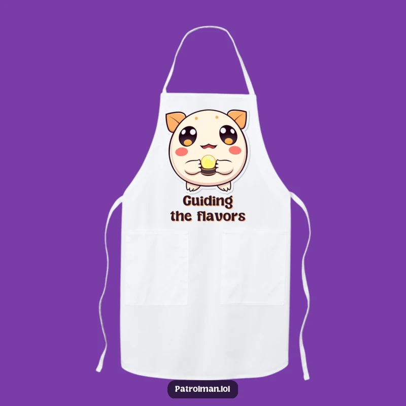 Funny Round Creature Beacon Kitchen Apron - Hilarious Apron for Inspired Cooks