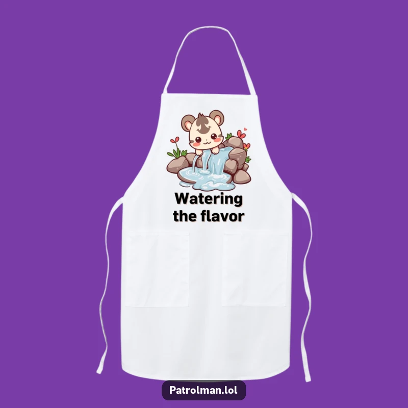 Funny Creature Water Kitchen Apron - Hilarious Apron for the Calm Cook