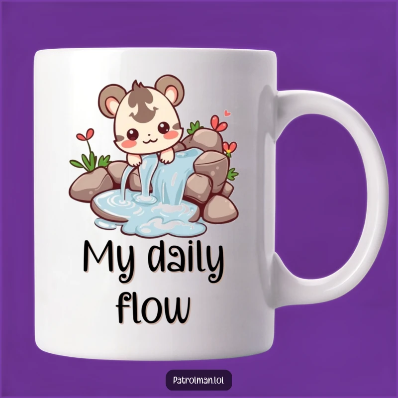Funny Creature Water Mug - Refreshing & Hilarious Gift for Flow Masters