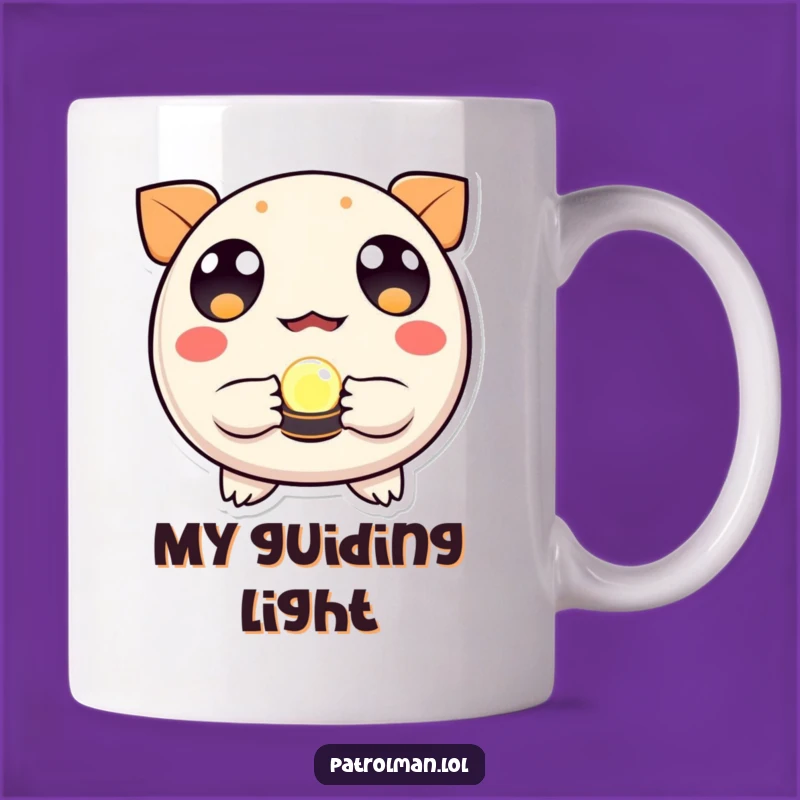 Funny Round Creature Beacon Mug - Bright & Hilarious Gift for Leaders