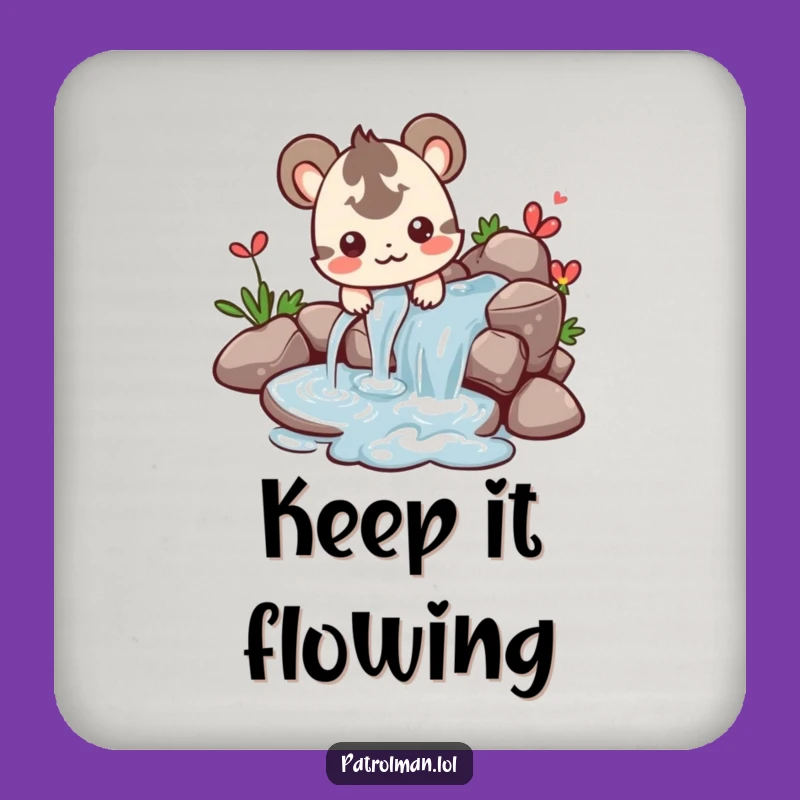 Funny Creature Water Drink Coaster Set - Hilarious Protection for Surfaces