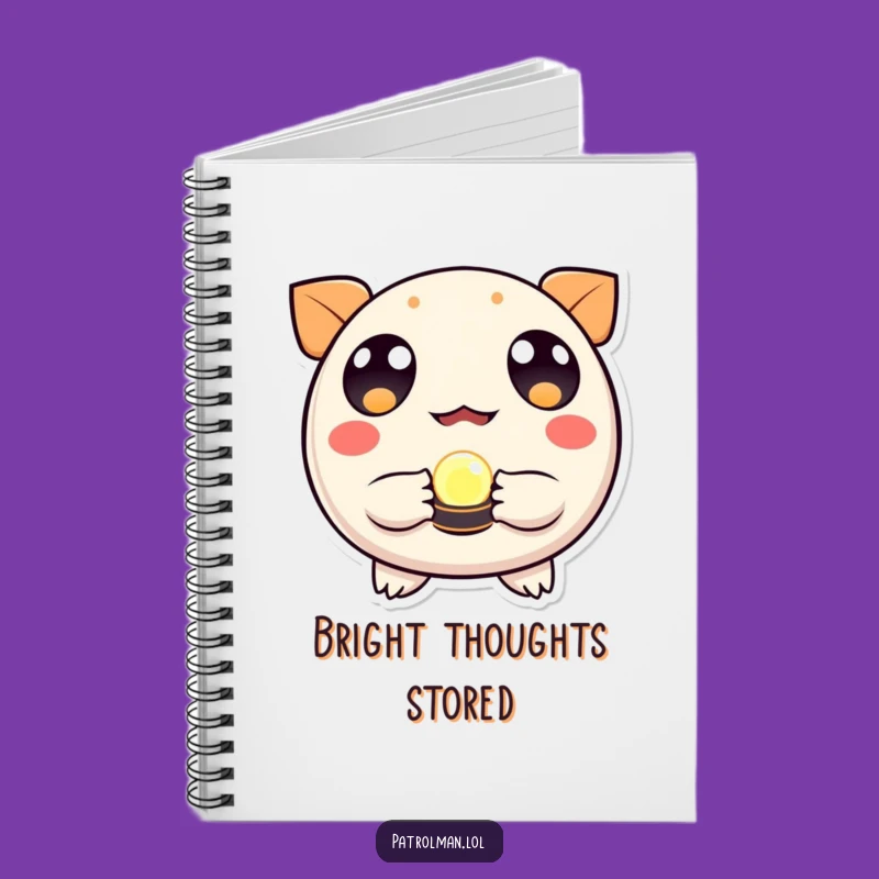Funny Round Creature Beacon Notebook - Hilarious Journal for Bright Ideas