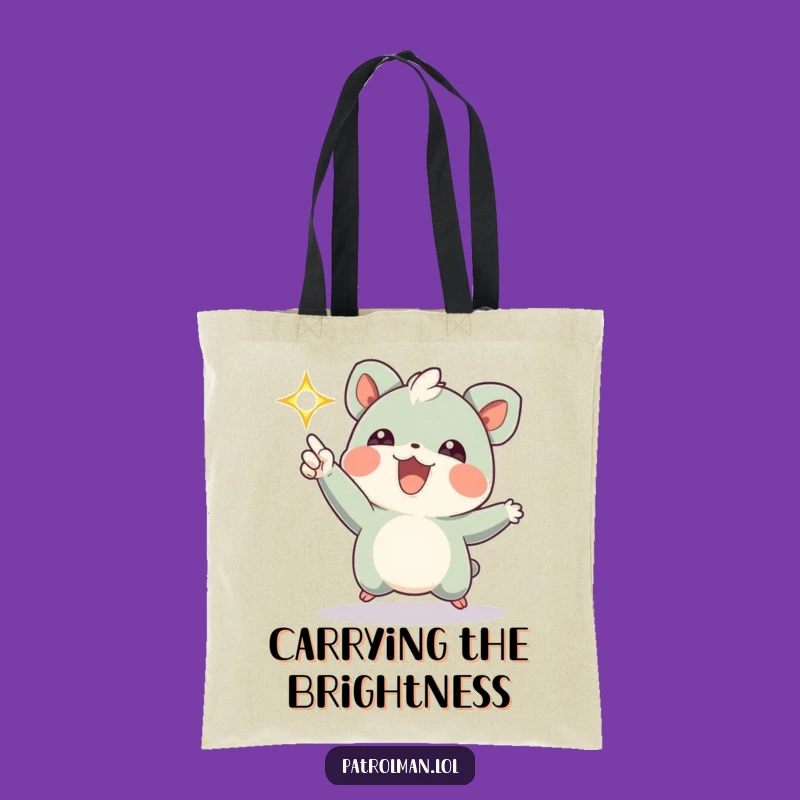 Funny Creature Spotlight Tote - Carry Your Sparkle and Essentials